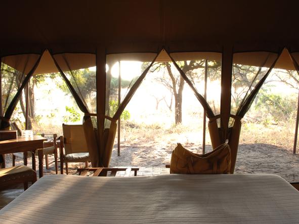 Chada Katavi - view from tent